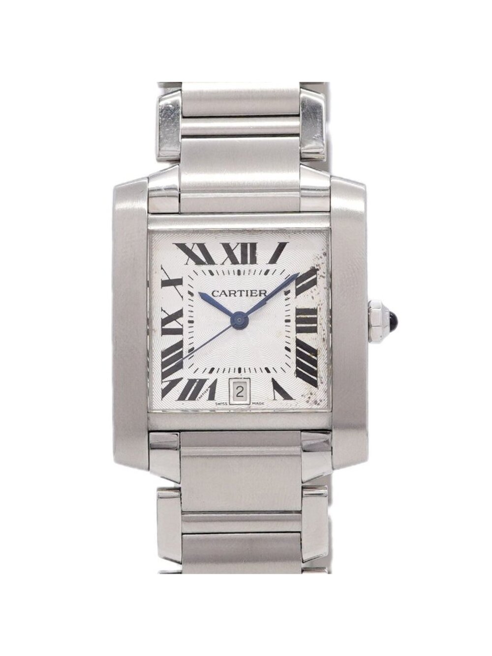 Cartier Tank Francaise LM Silver Dial Watch